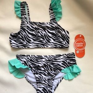 Bikini swimsuit toddler girls new sizes 2T, 3T or 4T polyester